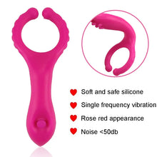 Load image into Gallery viewer, Perlsvibe Silicone G Spot Stimulate Vibrators Dildo Nipple Clip Masturbator