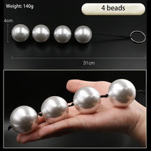 Load image into Gallery viewer, 6 Sizes Pearl Pull Bead Anal Plug