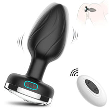 Load image into Gallery viewer, Glow In The Dark Wireless Remote Control Anal Plug Vibrator Masturbation Silicone Luminous Anal Plug Female Masturbator Aliexpress Amazon