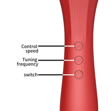 Load image into Gallery viewer, Rose Head G-spot Flexible Vibrator