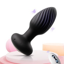 Load image into Gallery viewer, 2 in 1 Butt Plug with 7 Rotating and Vibrating Modes Anal Vibrator