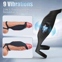 Load image into Gallery viewer, Thrust Enhancer - 2 IN 1 Vibrating Penis Sleeve