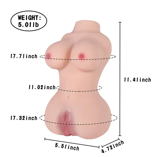 Urien - 5LB Luxury Mini Sex Doll With Oversized Boobs