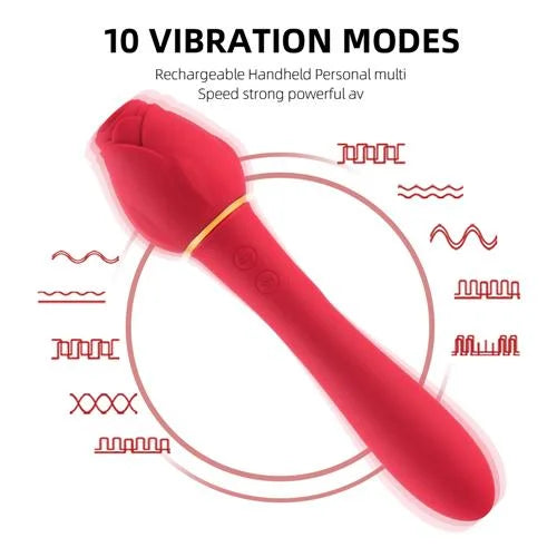 Rose Sex Toy Vibrator Clitoris Nipple Clit Sucker