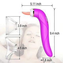 Load image into Gallery viewer, Clitoral Sucking Licking Vibrator, G Spot Tongue Vibrator