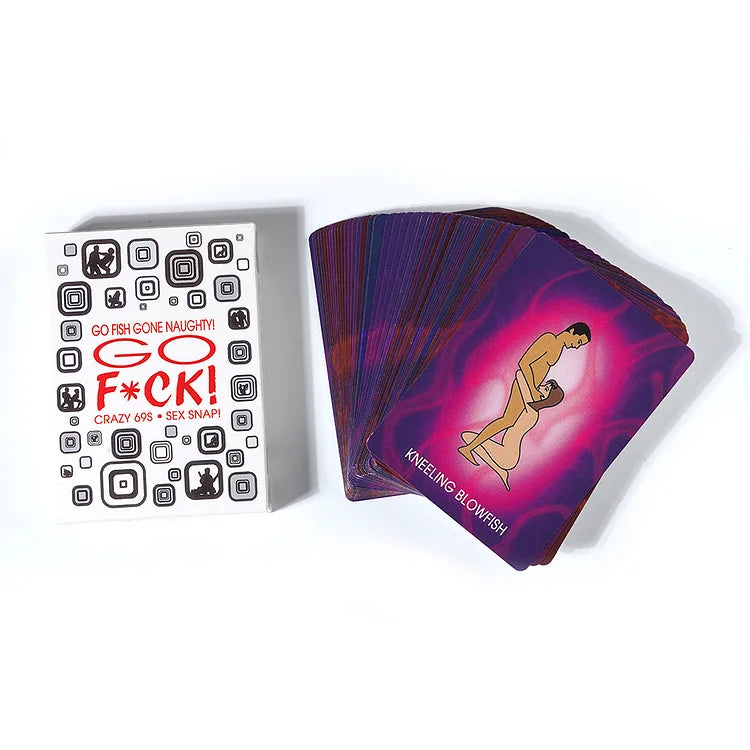 Go Fuck Sex Couple Bedroom Game Cards