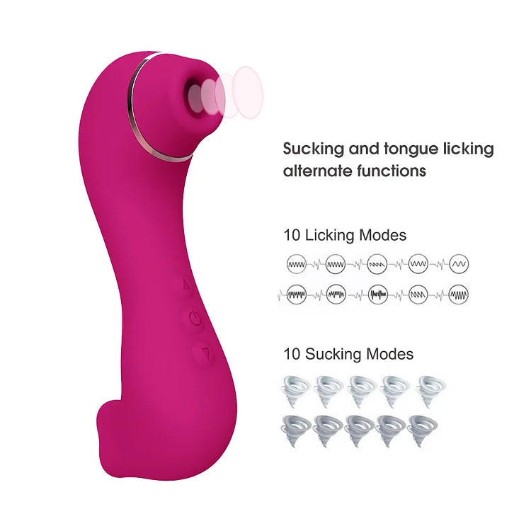 Clitoral Sucking & Licking G Spot Vibrator