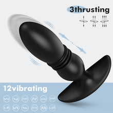 Load image into Gallery viewer, 7 Thrusting 7 Vibration 3 Folds Male Anal Prostate Massaging Butt Plugs