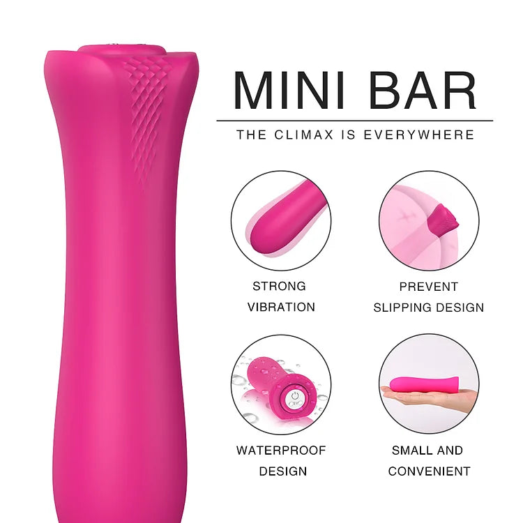 Mini Women's Vibrating Stick Bullet Mini Av Stick Bullet Funny Egg Jumping Massage Stick