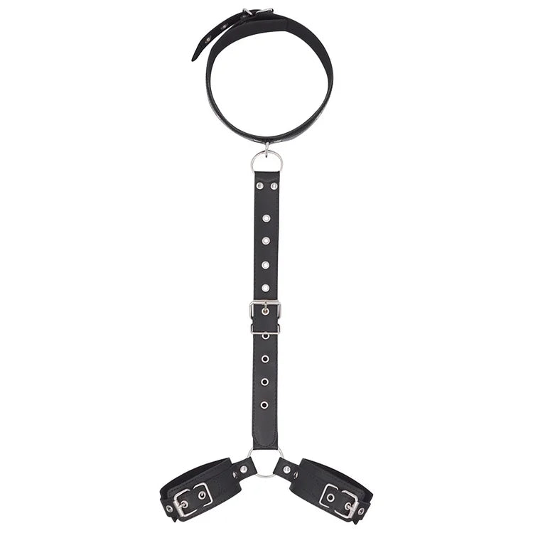 Sm Fun Binding Shackle Collar Handcuffs Female Slaves Teach Men And Women To Share Sex Products Husband And Wife Toys Bdsm