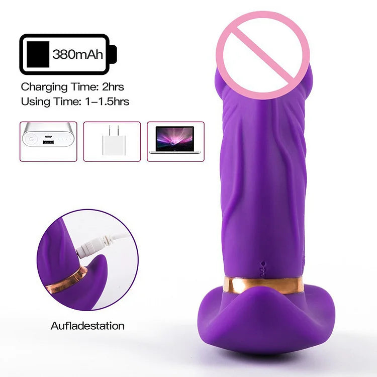 Women's Wireless Remote Control Wear Rocking Masturbation Vibrator, Couples Share Vibrator, Adult Sex Products