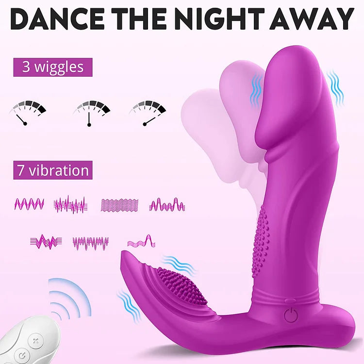 Wiggling Wearable Vibrator Mimic Finger