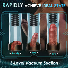 Load image into Gallery viewer, Cupsland Vacuum Suction &amp; Vibrating Male Efficient Enlargement Penis Pump