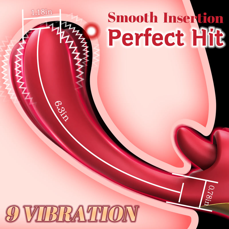 Yeizzy Clitoral Licking G Spot Vibrating & Swinging Stimulator