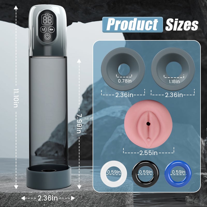 4 IN 1 Vacuum Penis Pump with Multiple Training modes