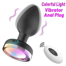 Load image into Gallery viewer, Remote Control Luminous Vibrating Anal Plug, Ten Frequency And Ten Color Switching, Out Anal Plug, Sex Toys For Men And Women, Foreign Trade Boom