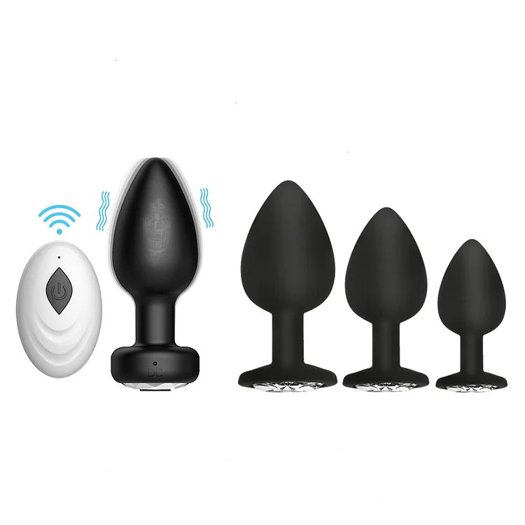 Wireless Remote Control Men's And Women's Common Anal Plug Set Prostate Orgasm Massager Adult Sex Toy