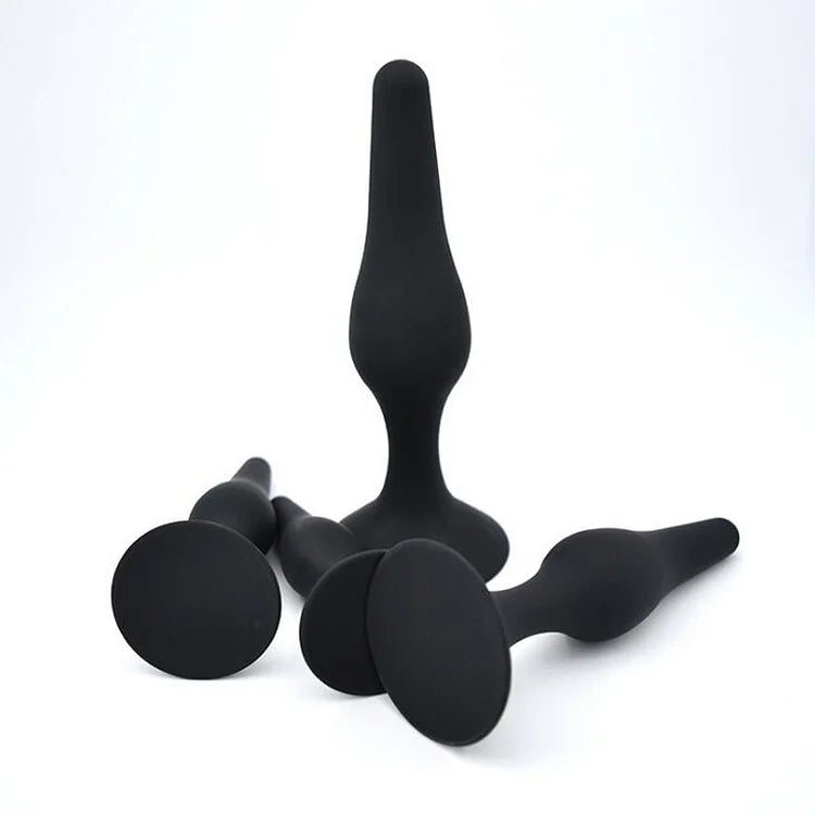 4PCS Anal Plug Set Medical Silicone Sensuality Anal Toys