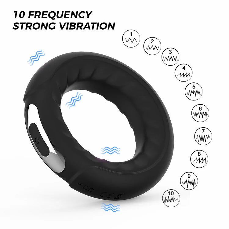 Vibrator Vibrating Penis Ring for Clitoral Stimulation, Remote Control Clitoris Stimulator Massager