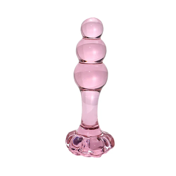 Glass Anal Plug Sex Stick  Backyard Chrysanthemum String Female Masturbation