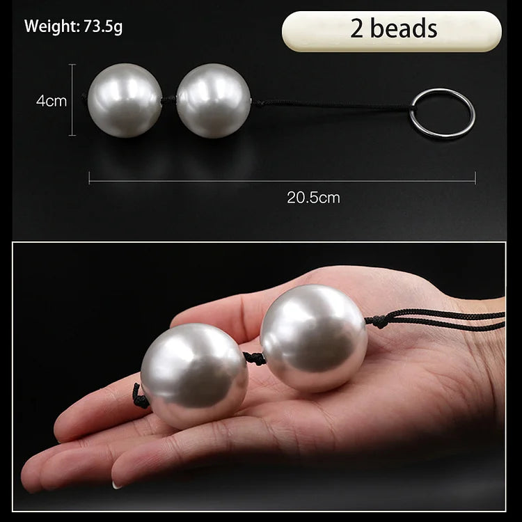 6 Sizes Pearl Pull Bead Anal Plug