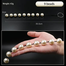 Load image into Gallery viewer, 6 Sizes Pearl Pull Bead Anal Plug