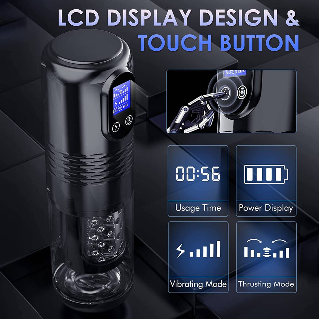 Innovative Motors Telescoping LCD Display Masturbator