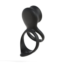 Load image into Gallery viewer, 7-Mode Vibration Stimulating Tongue Double Cock Ring for Couple Play