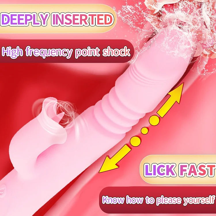 G Spot Rabbit Vibrator With Clit Licker