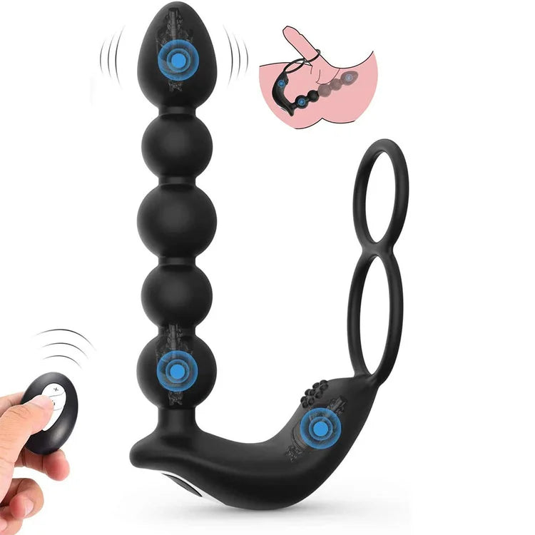 Bananer Cleaner Set - Telescopic Masturbator & Remote Controlled Prostate Massager