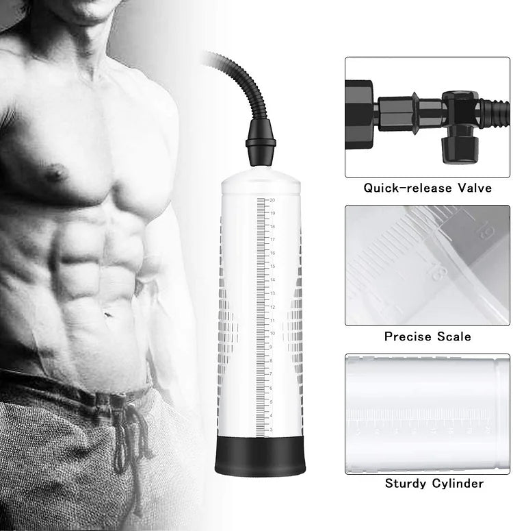 Vacuum Penis Pump Penis Massage & Stimulation Device with Male Stroker