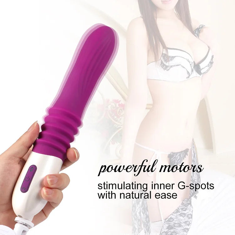 Telescopic Thrusting 10 Frequency Sex Machine for Female