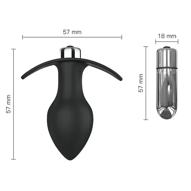 Vibrating Butt Plug Anal Sex Toy For Men And Women