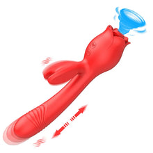 Load image into Gallery viewer, Rose Rabbit Vibrator G Spot Clitoral Stimulator