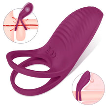 Load image into Gallery viewer, Ring Reusable Silicone Semen Cock Ring Penis Enlargement Delayed Ejaculation Sex Toys For Men