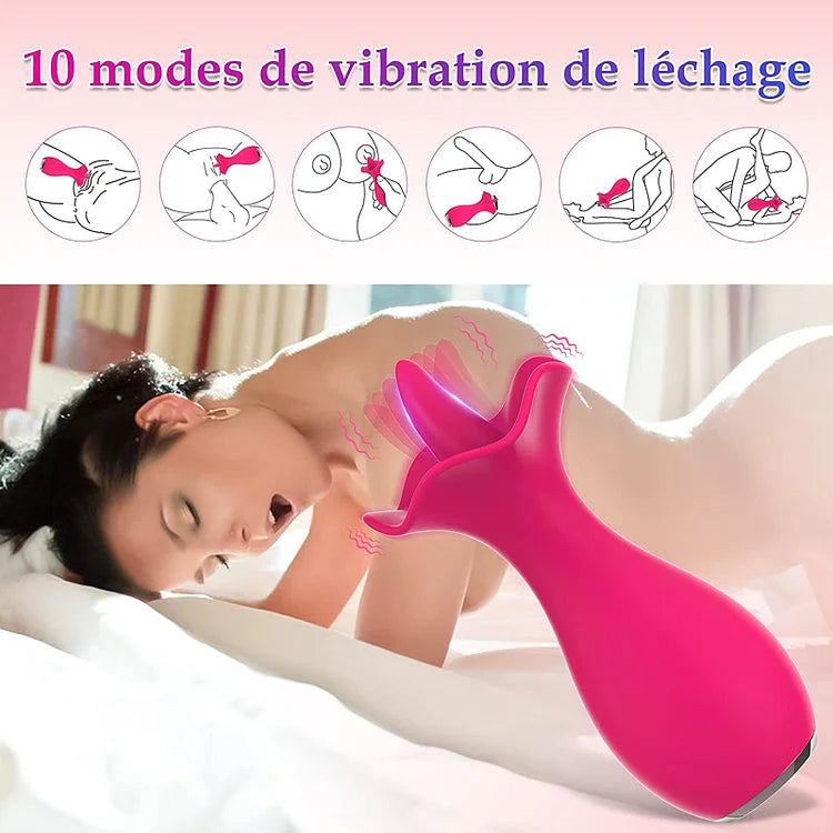 Rose Licking Vibrator Toy