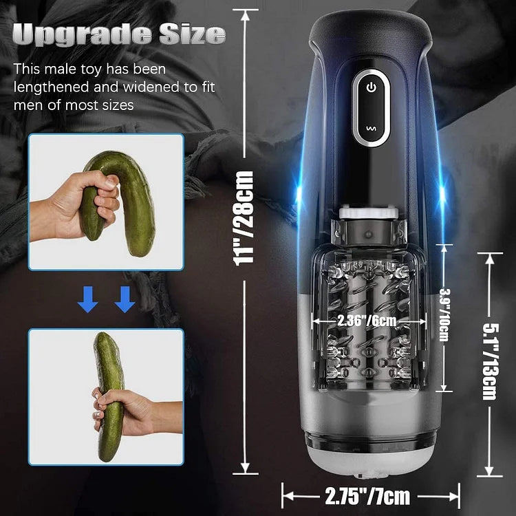 Hand-free Automatic Rotate Male Masturbation Cup