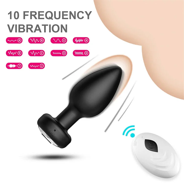 Wireless Remote Control Men's And Women's Common Anal Plug Set Prostate Orgasm Massager Adult Sex Toy