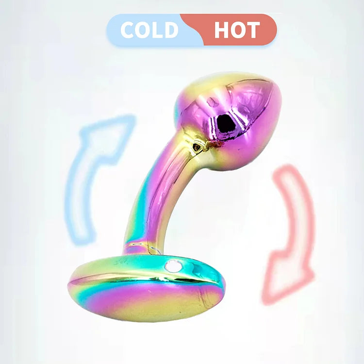 Colorful Anal Plug Metal Butt Plug Stainless Steel Anal Plug