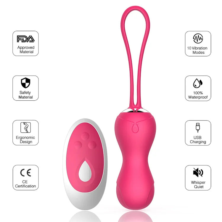 Vibrating Eggs Vaginal Tighten Exercise Kegel balls G Spot Vibrators  Clitoris Stimulation for Women