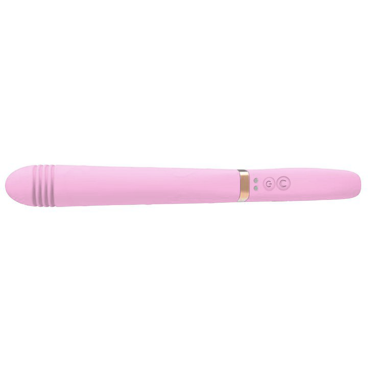 Pink Love Spanna - Telescopic Gun Machine Av Vibration Massage Wrench Vibrator