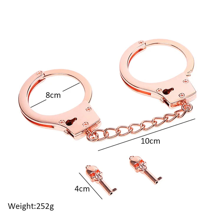 Bdsm Restraint Metal Handcuffs Sex Toys Sex Bondage Wrist Clamp Cosplay Slave