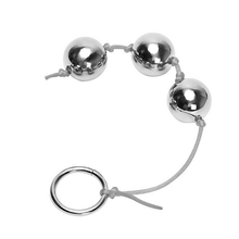 Load image into Gallery viewer, 5 Anal Beads Metal Anal Balls Stainless Steel Butt Plug Anal Dilatador For Women Erotic