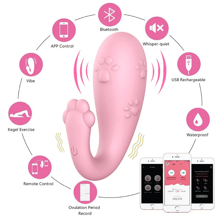 App Control Vibrator Benwa Ball Wireless Bluetooth Vibrating Egg