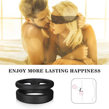 Load image into Gallery viewer, Silicone Dual Penis Ring