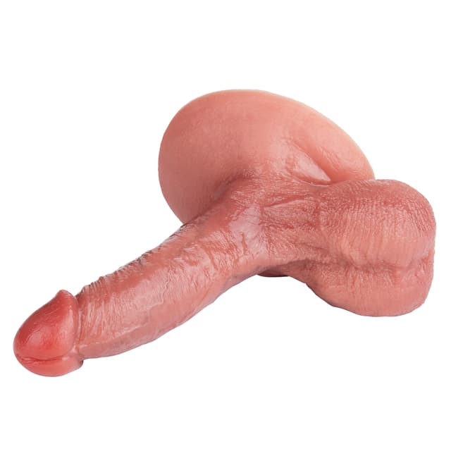 Realistic - Insertable Length 5.3" Strong Suction Cup Vein Texture Silicone Dildo Oral Sex Training