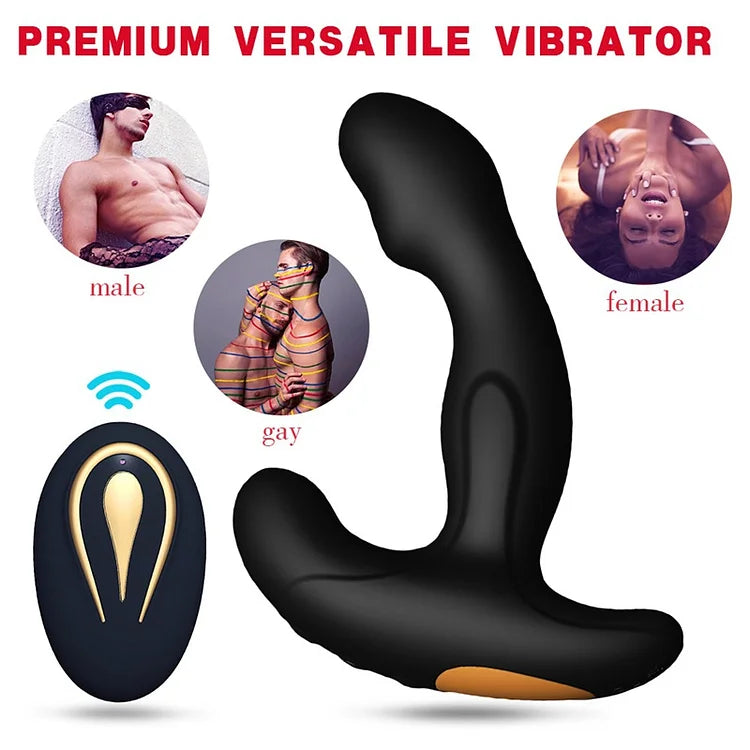 Wireless Remote Control Anal Plug G-point Double Shock