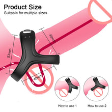 Load image into Gallery viewer, 10 Speeds Male Penis Vibrating Cock Ring Vibrator Sex Toys For Men