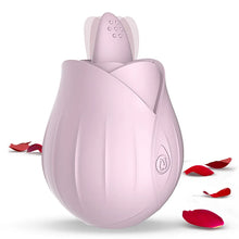 Load image into Gallery viewer, Rose Clitoral Vibrator With A Tongue For Women