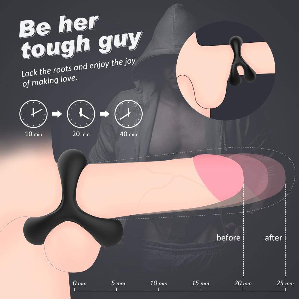 1.14-Inch Silicone Penis Ring for Erection Enhancing